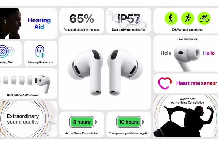 Introducing the new improvements to AirPods Pro 3 