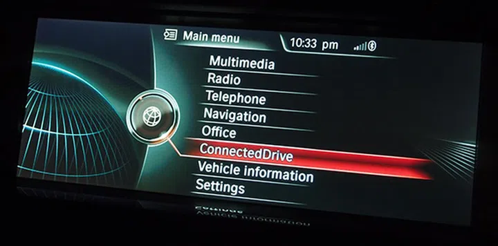 This is the menu that greets every owner of a new BMW.