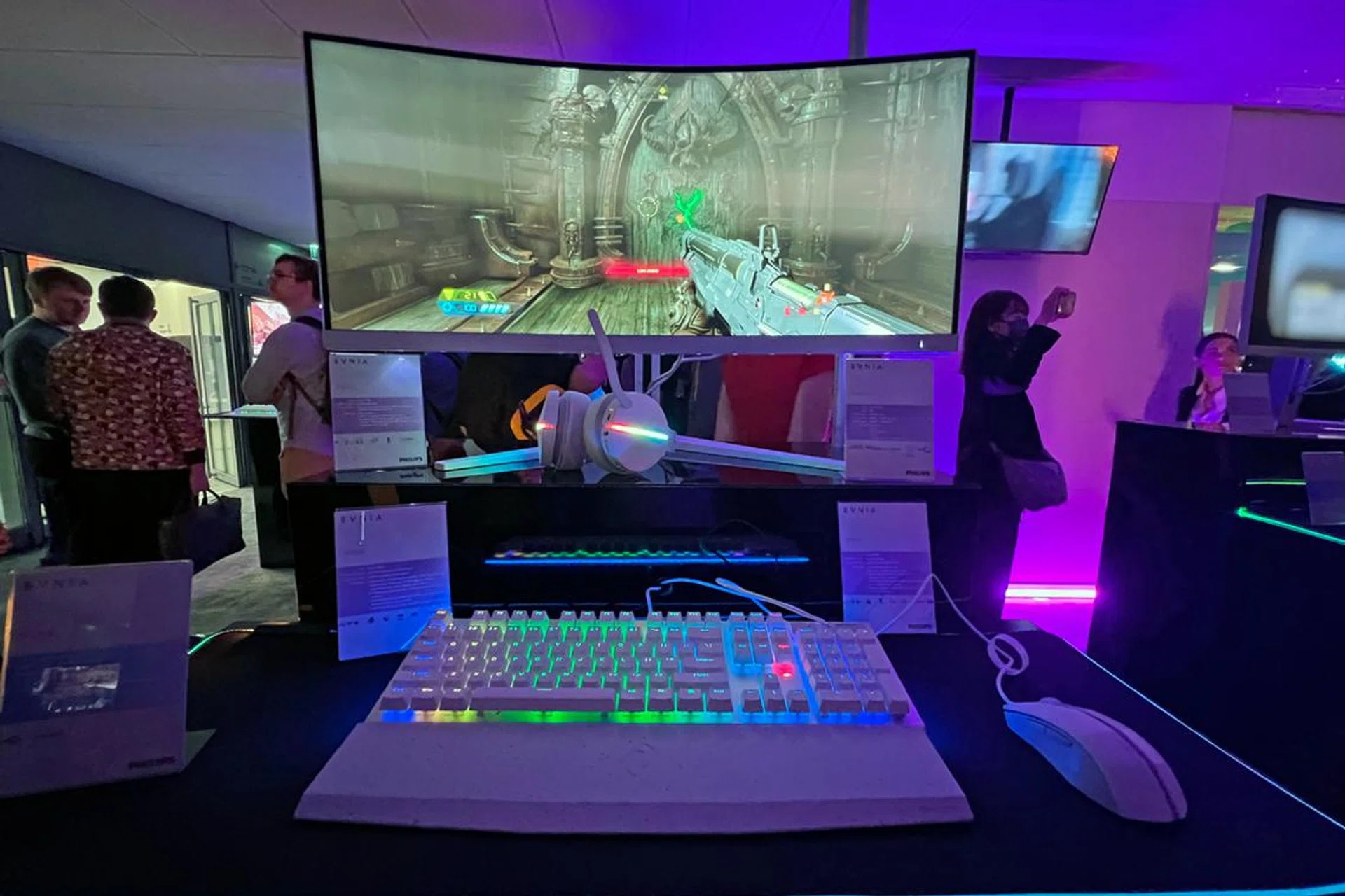 Phlips Evnia launch at Stade de France, Paris.