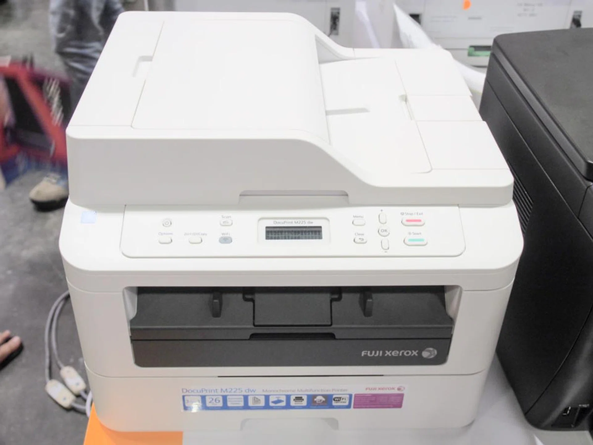 The DocuPrint M225dw is a A4 mono multifunction laser printer that is network ready, Wi-Fi ready,  AirPrint and Google Cloud print ready.This has a print speed of 26ppm and comes with 3 years on-site warranty with drum coverage. It’s selling for S$239 and you get $30 in NTUC vouchers as well as a free trolley. 