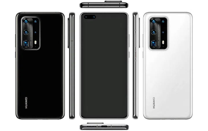 Huawei P40 Pro Plus renders.