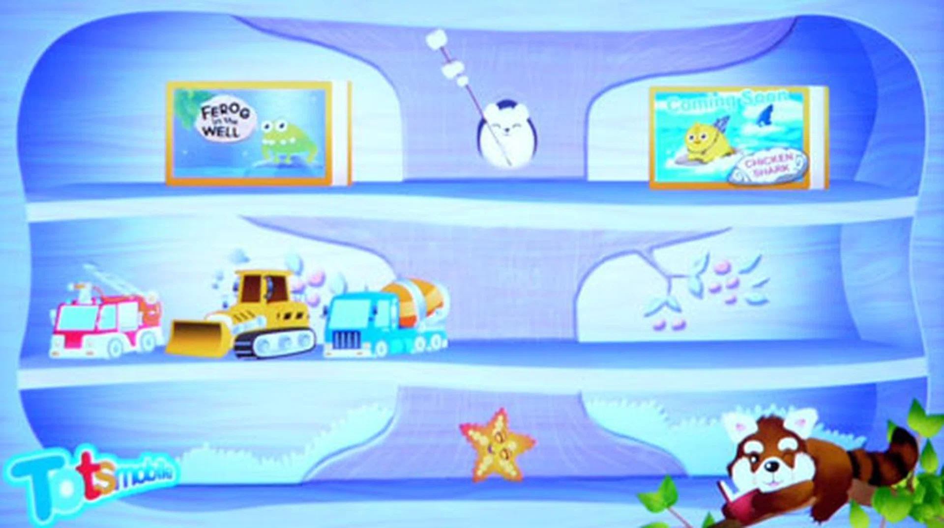 Titles such as "Ferog In The Well" would undoubtedly keep the little ones occupied for a little while with its animated e-book content. 