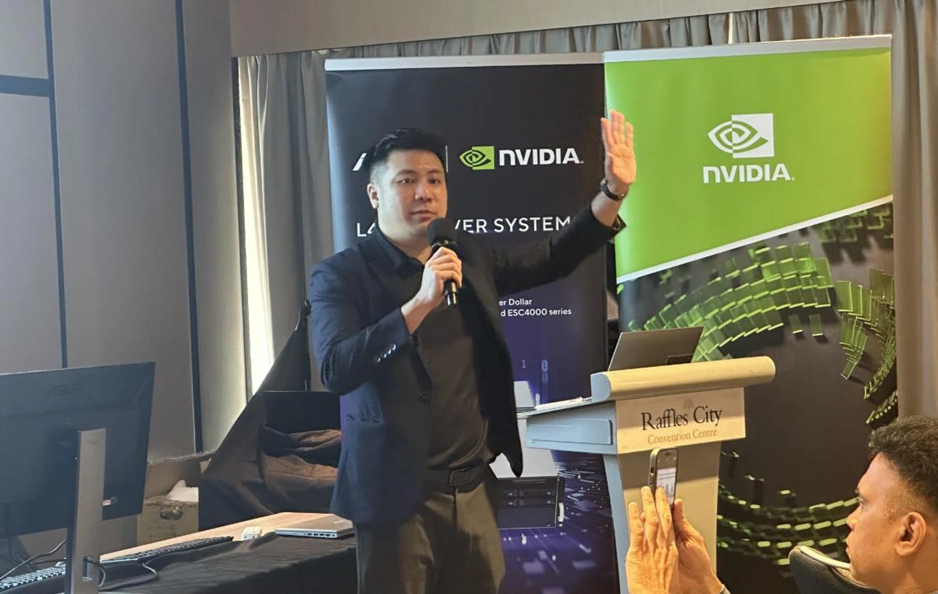 Morris Tan, Country Product Manager for Server at ASUS. Image source: ASUS.