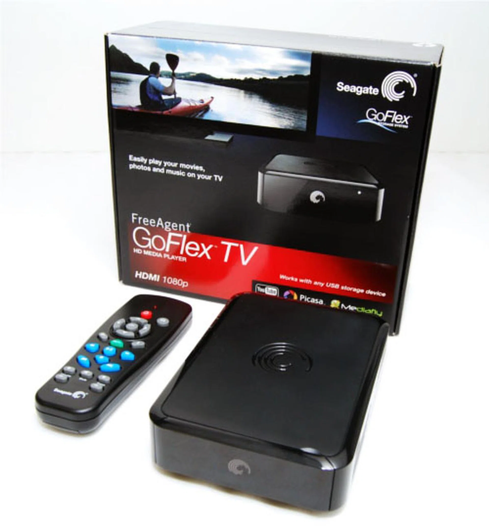 While the packaging seems attractive, the Seagate FreeAgent GoFlex TV wasn't a stunner in our usage. Instead, it fulfills its basic role reasonably with a good price to boot.