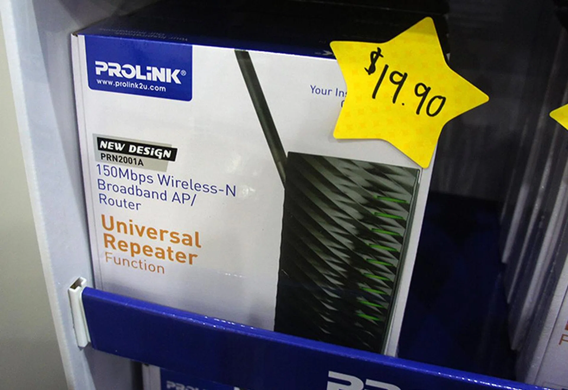 If you are on a shoestring budget and need a basic router, Prolink's PRN2001A is going for just $19.90. It also comes with lifetime warranty.
