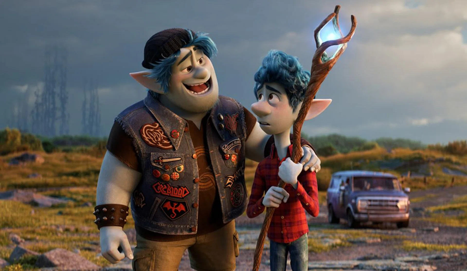 Ian and Barley have a really great relationship with each other. Ian tries to learn about magic and Barley - a Dungeons & Dragons nerd - shows him the ropes. | Image: Disney
