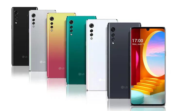 3D Arc Design on the LG Velvet, which includes individual 'raindrop' camera housing per lens on the rear.