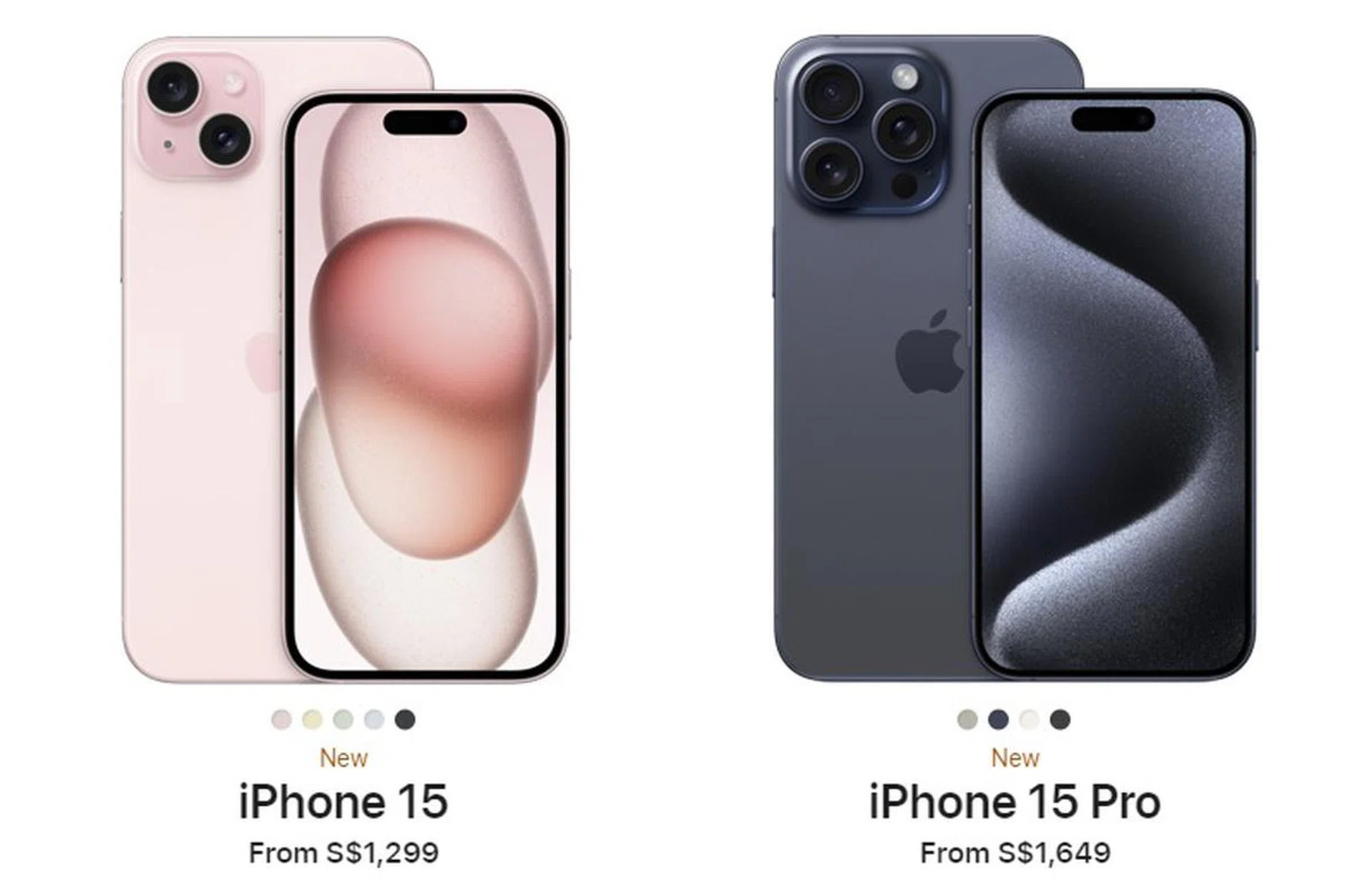 Buying the Apple iPhone 15 series.