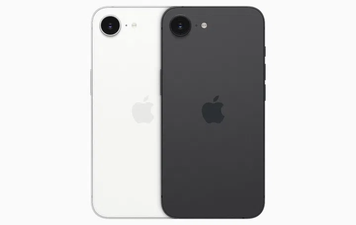 The iPhone 16E is available only in black and white. Photo: Apple