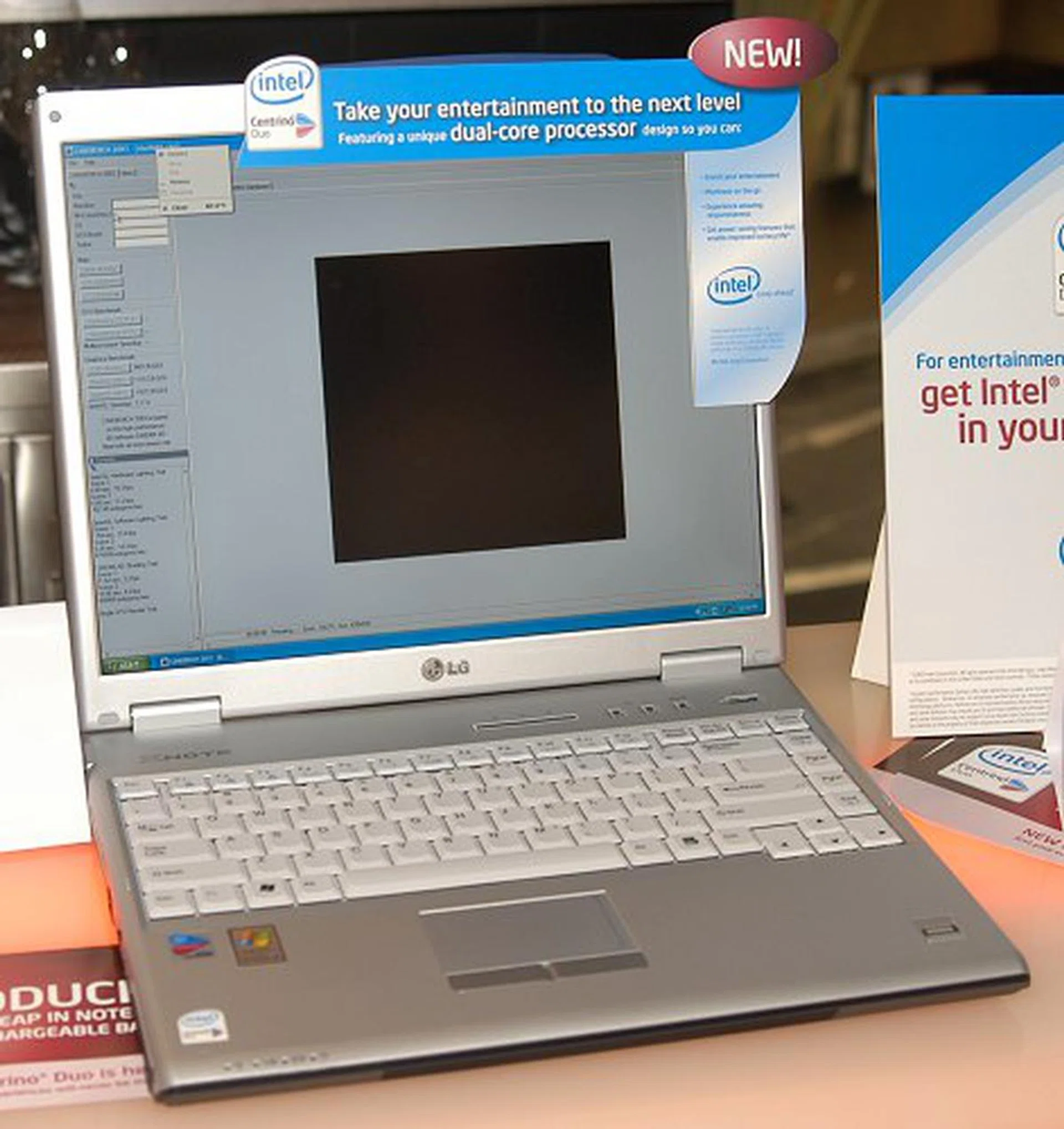 The M1 Express sees LG joining the race for mainstream notebooks with decent security features by including a fingerprint scanner. List of components include a 15-inch widescreen display, all-format DVD writer and NVIDIA GeForce Go 7300 GPU.