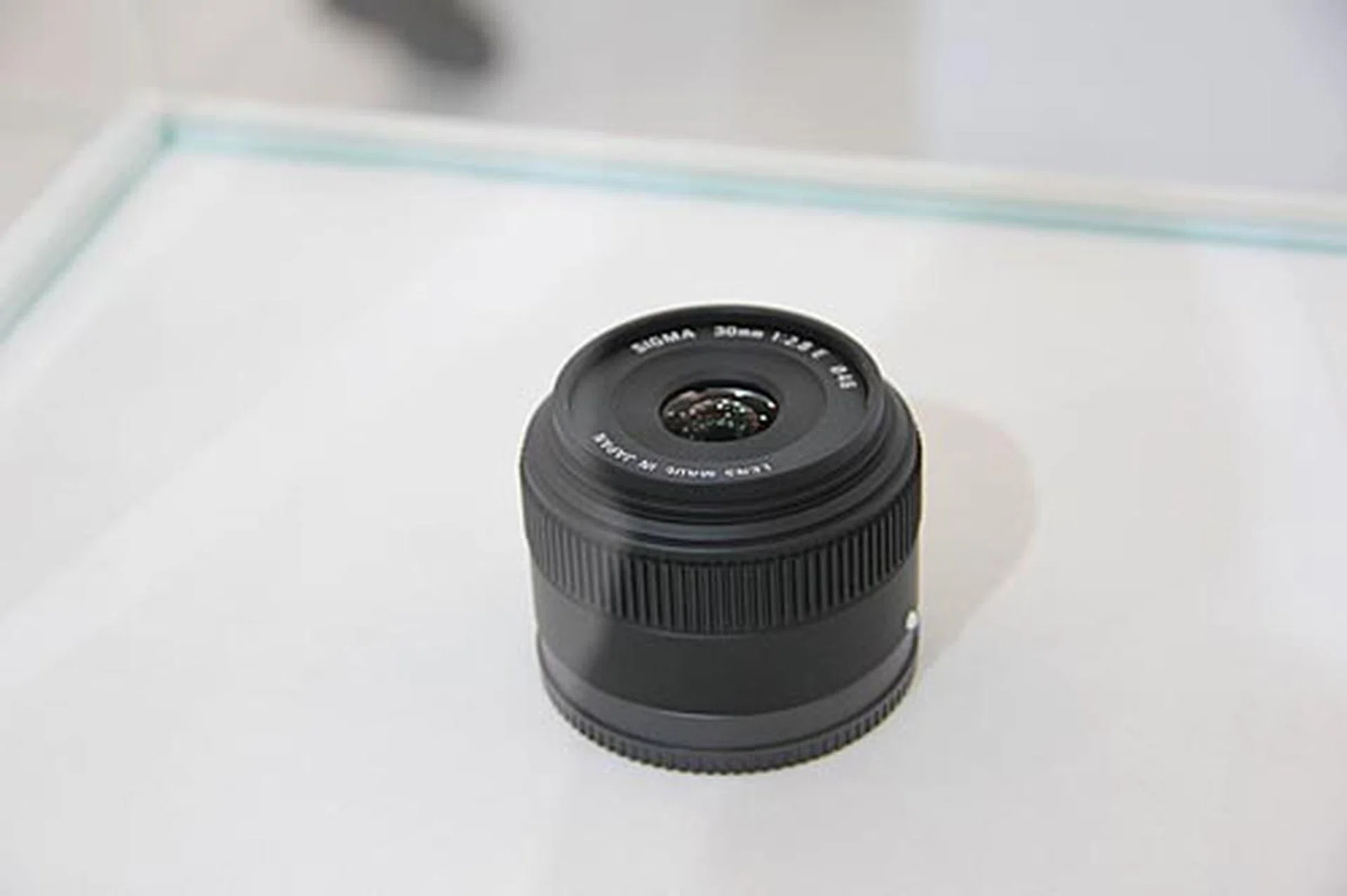 The Sigma 30 mm F2.8 lens mockup for the Sony E-mount.