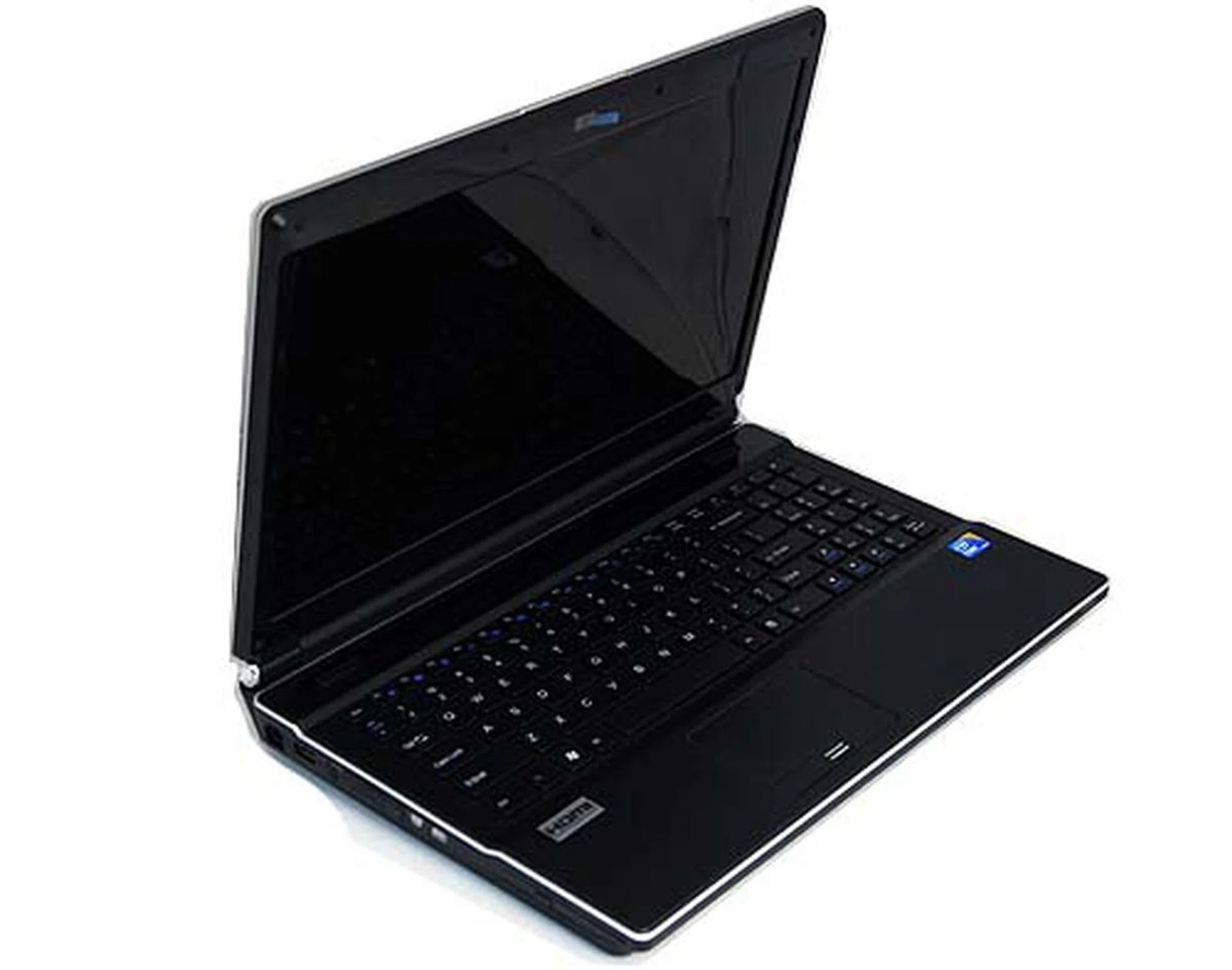 Apart from the screen being glossy, thankfully everything else has a matte finish. 