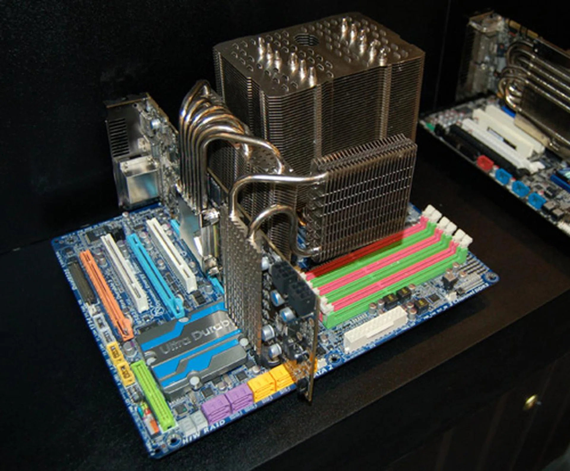 Yet another one of Thermalright's wacky cooling setups.