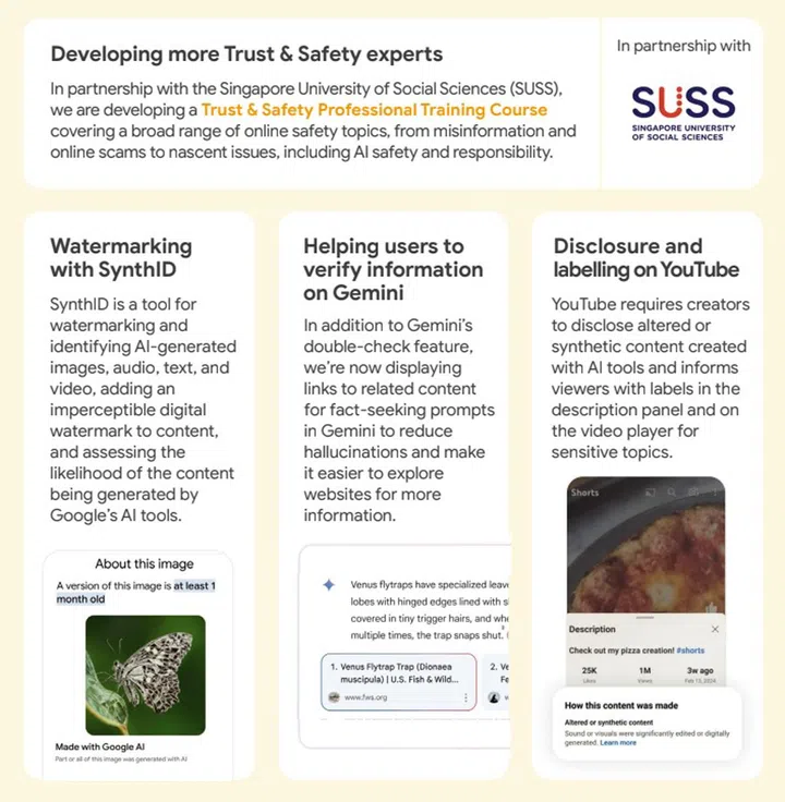 More details on Google's partnership with SUSS. Source: Google.
