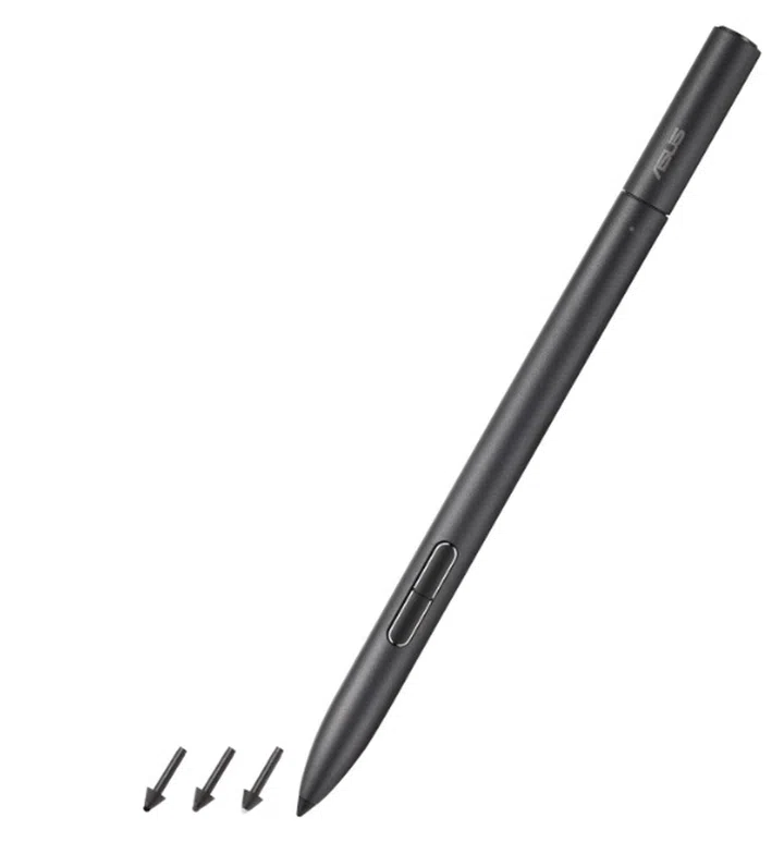 The ASUS Pen 2.0 stylus comes with four different tips. (Image source: ASUS)