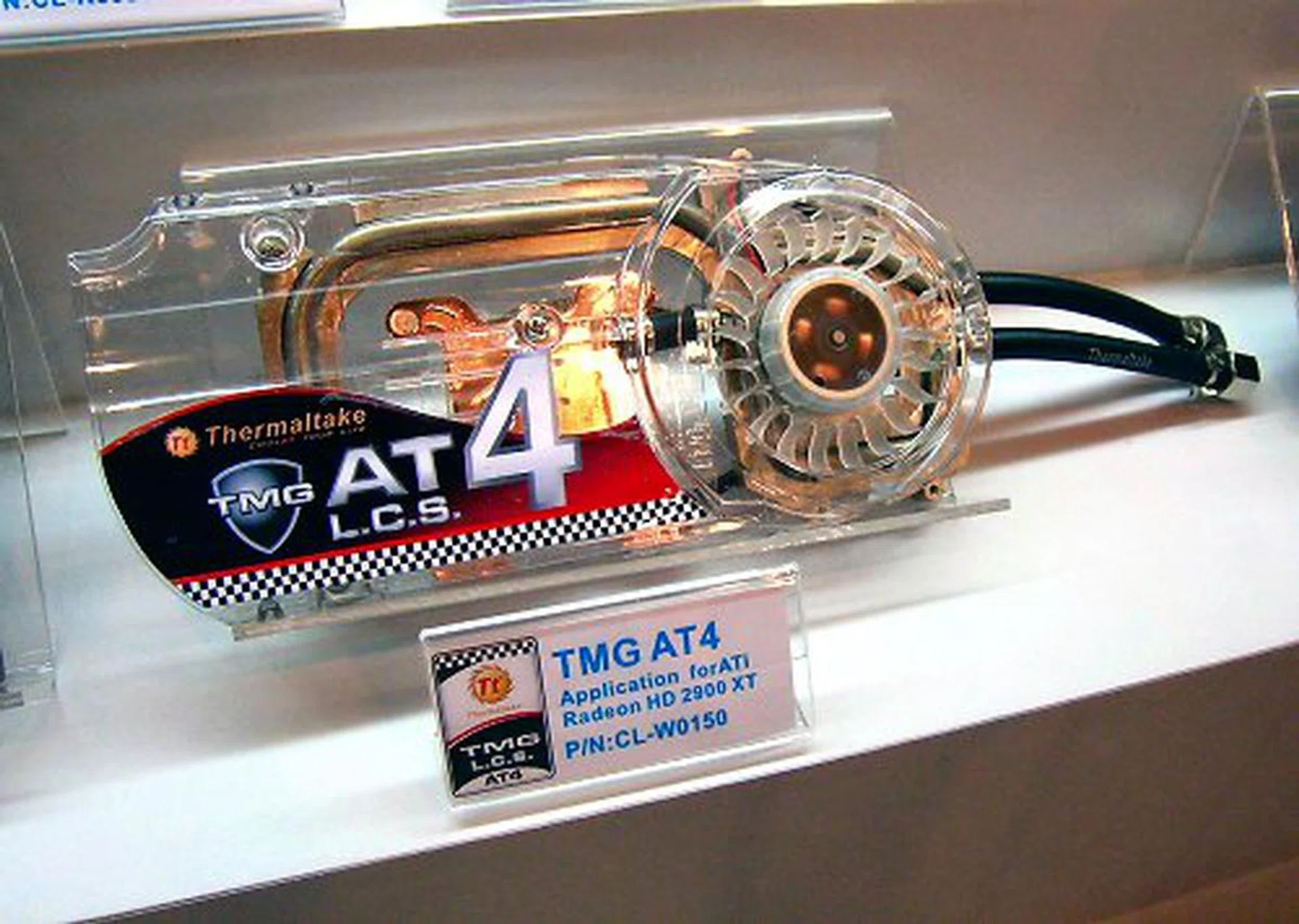  Latest update to the ATI version of the TMG VGA cooler is the TMG AT4, designed for the Radeon HD 2900 XT.  