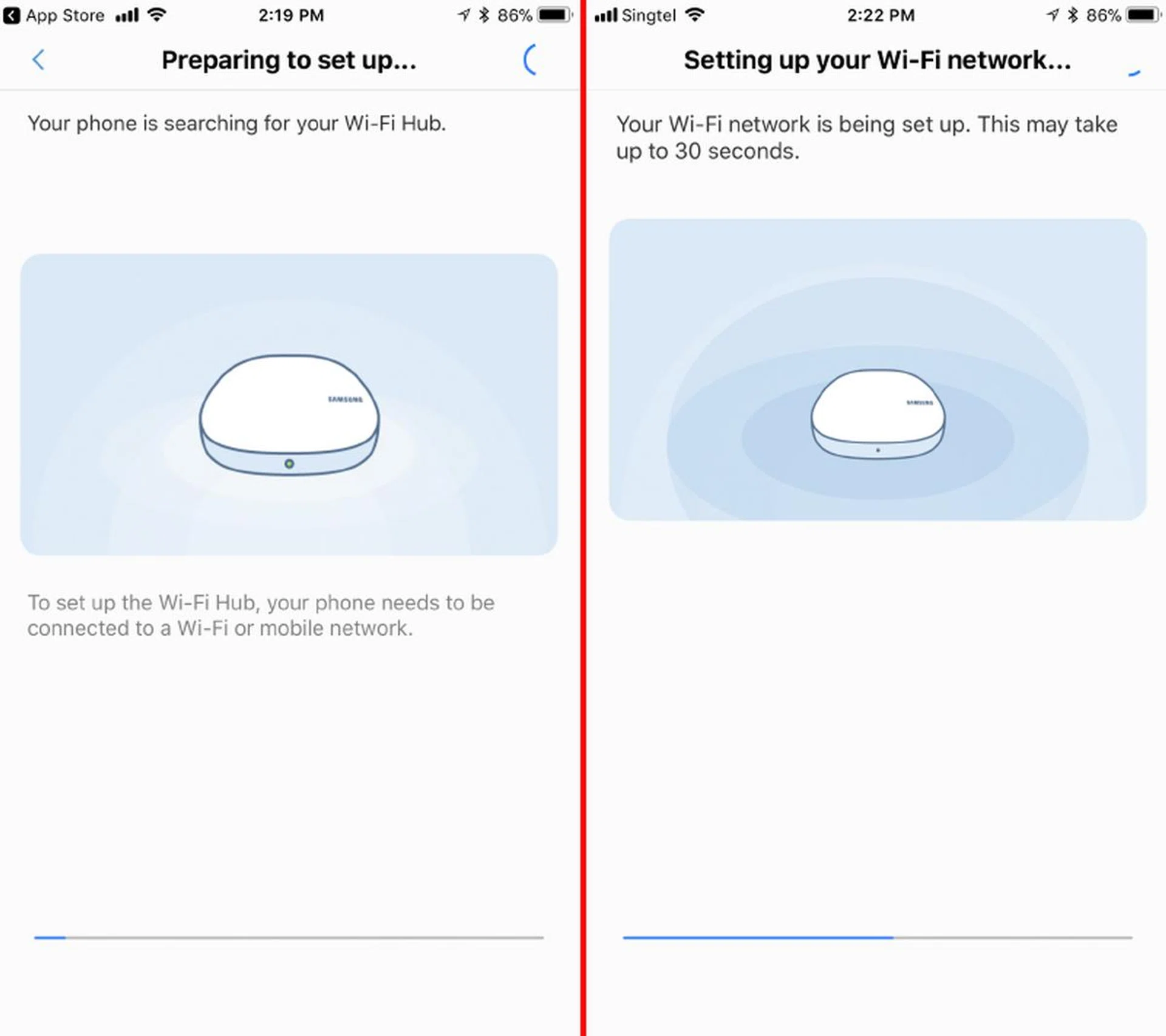 The Connect Home Pro is easy to setup. Simply follow the onscreen instructions.