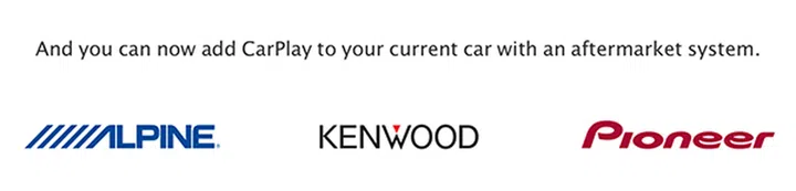 Apple is relying on these partners to bring CarPlay into the cars of iPhone customers.