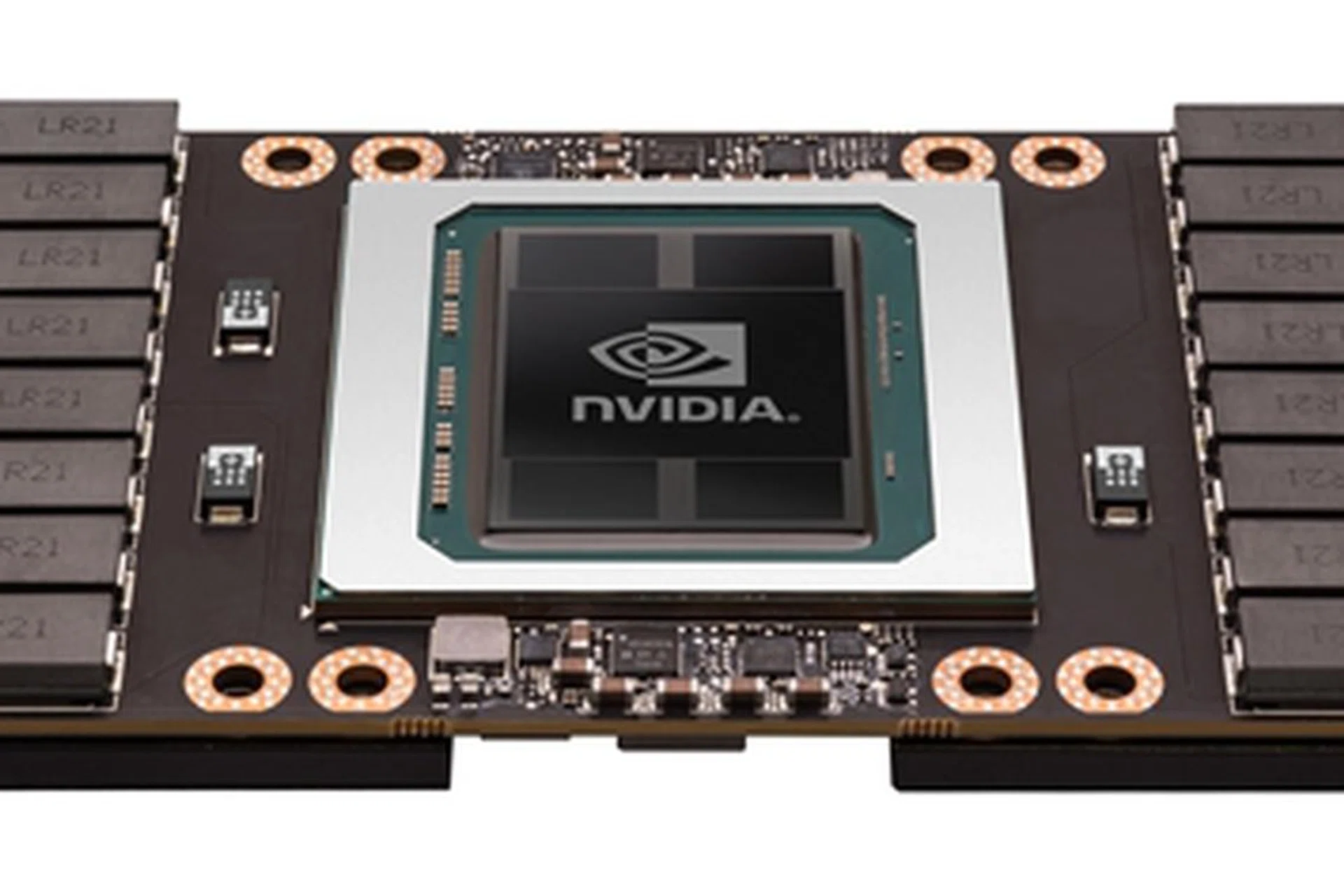 The NVIDIA Tesla P100 GPU. (Image source:NVIDIA)