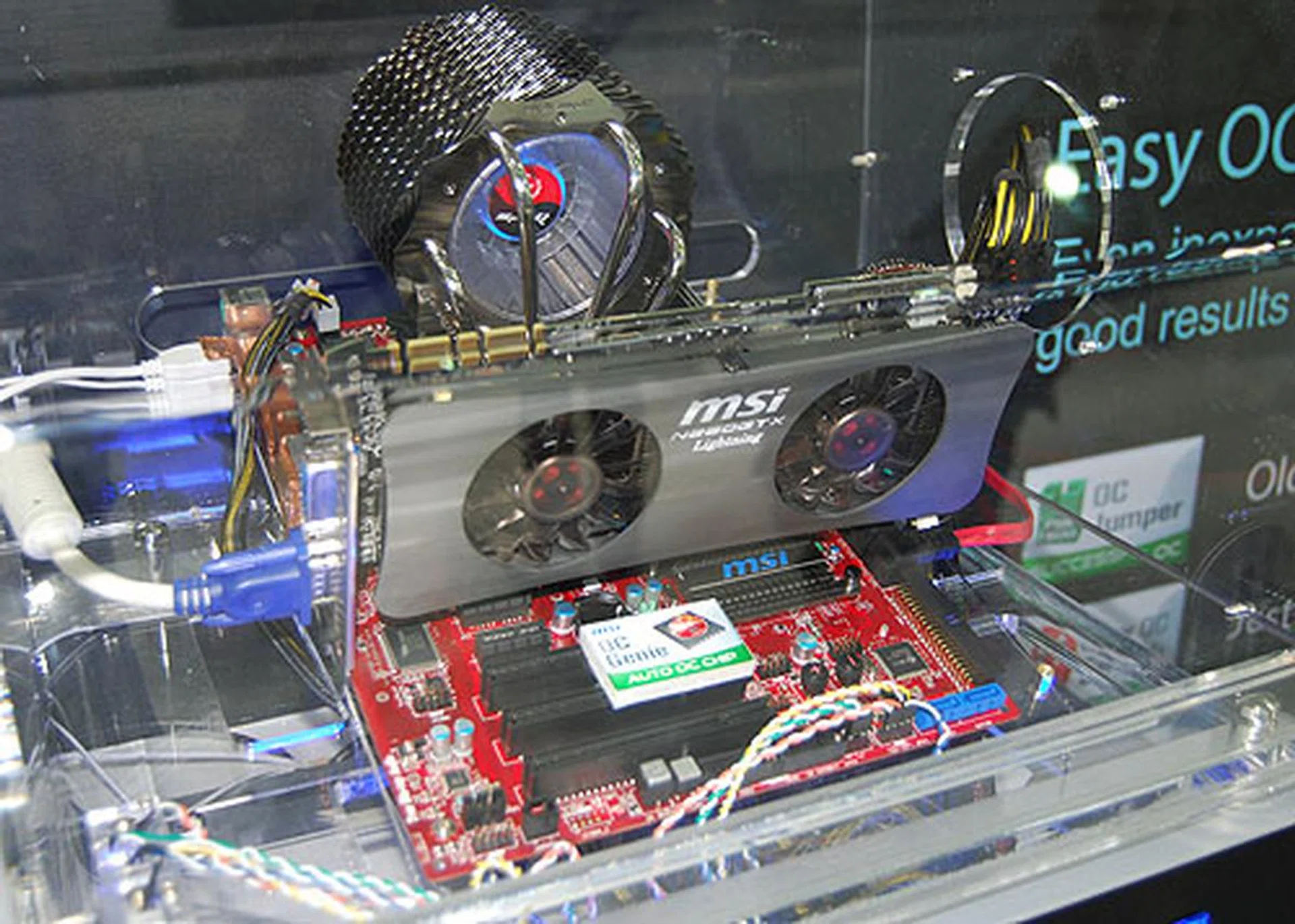 Lynnfield is the next big mainstream processor from Intel but it's not expected until later this year. Of course, that's not stopping practically all the motherboards from showcasing the processor along with their own compatible P55 chipset