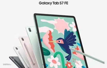 The Samsung Galaxy Tab S7 FE. <br>Image source: Samsung