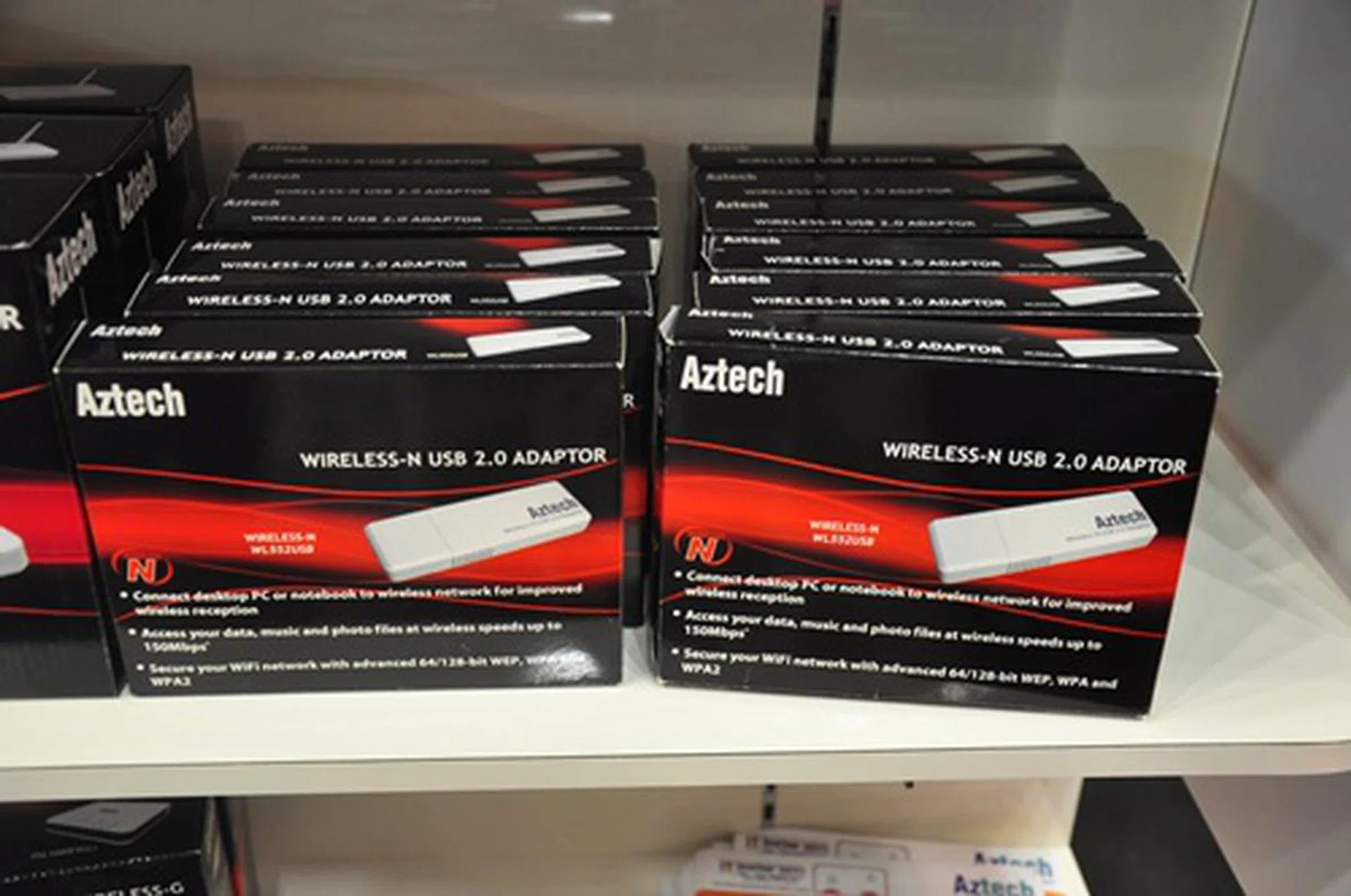 Here, you can get a 150Mbps Wireless-N USB adapter at $19.