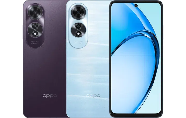 Choose from two colours: Ripple Blue and Midnight Purple (Image Source: Oppo) 
