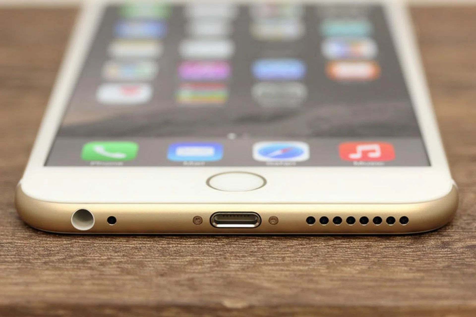 The speaker grille itself is uncharacteristically (for Apple) non-symmetrical, but it doesn't seem to affect the actual audio.