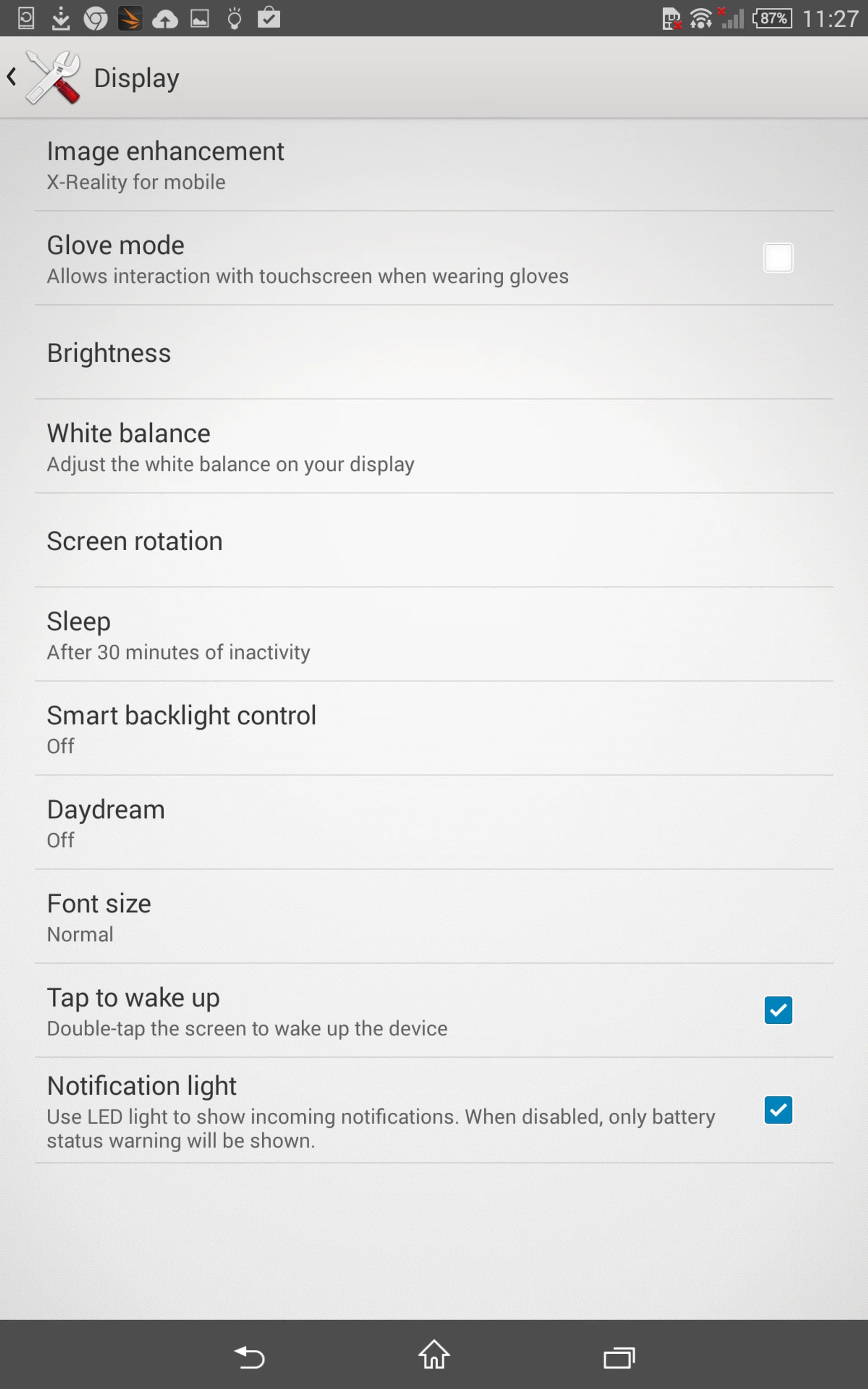 Make sure you turn on the "tap to wake up" function.