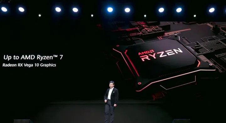 MateBook D is available with AMD Ryzen processors and uses its integrated 'discrete' class graphics.