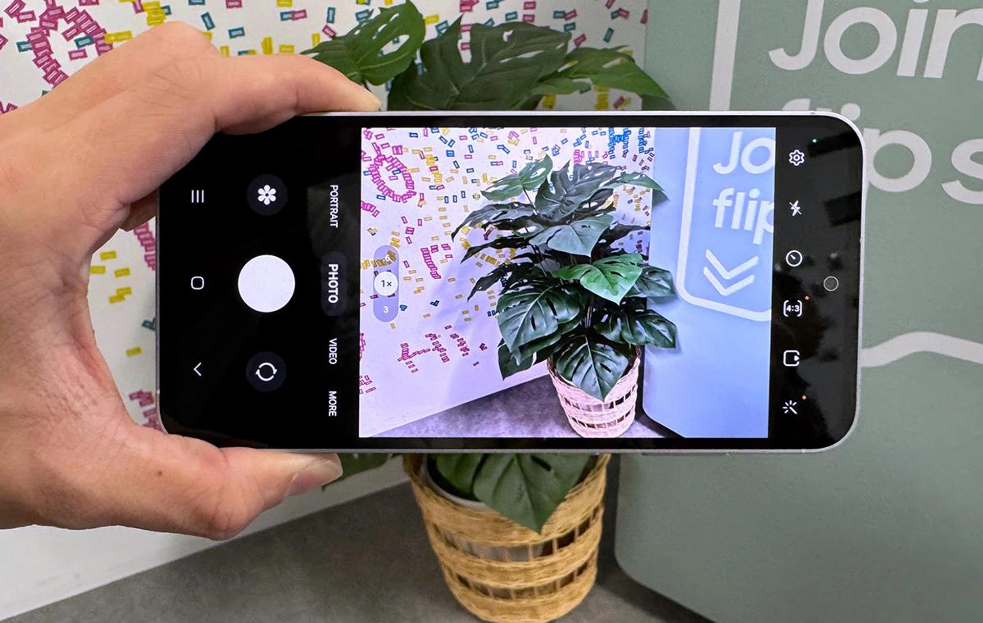 Shooting with the Samsung Galaxy S23 FE.