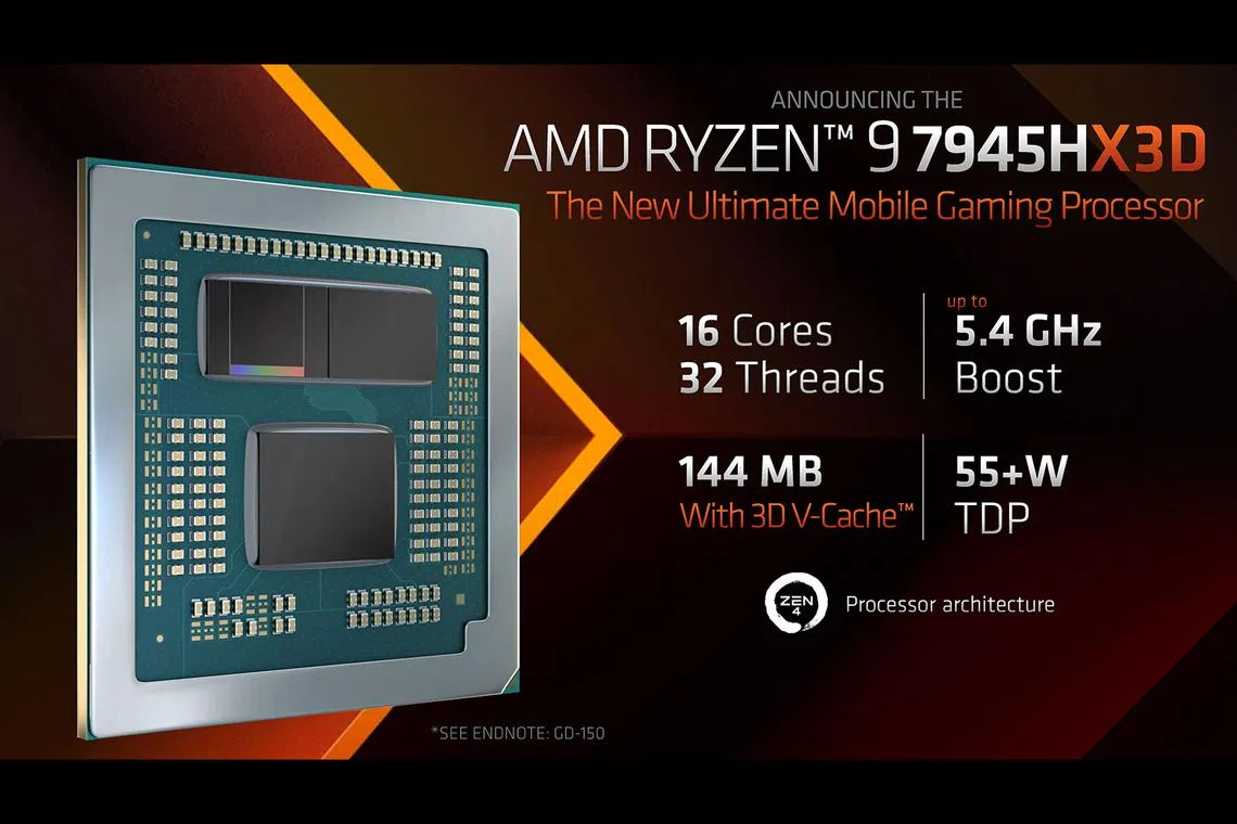 AMD launches new Ryzen 9 7945HX3D mobile processor featuring first