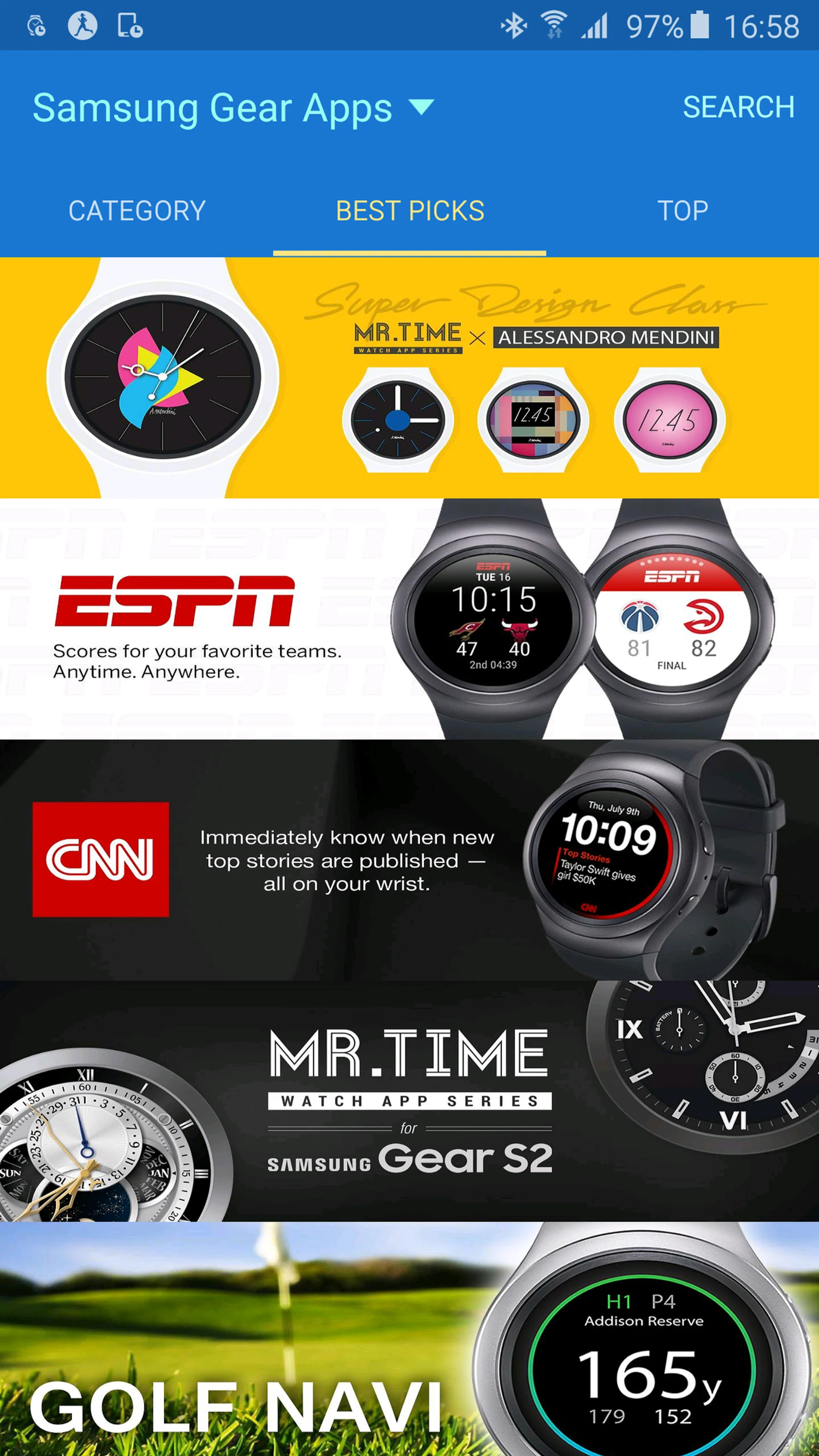 The featured apps list is a little more exciting, but there's nothing essential here.