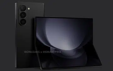 Purported renders of the Samsung Galaxy Z Fold6. (Image source: @OnLeaks x @Smartprix)