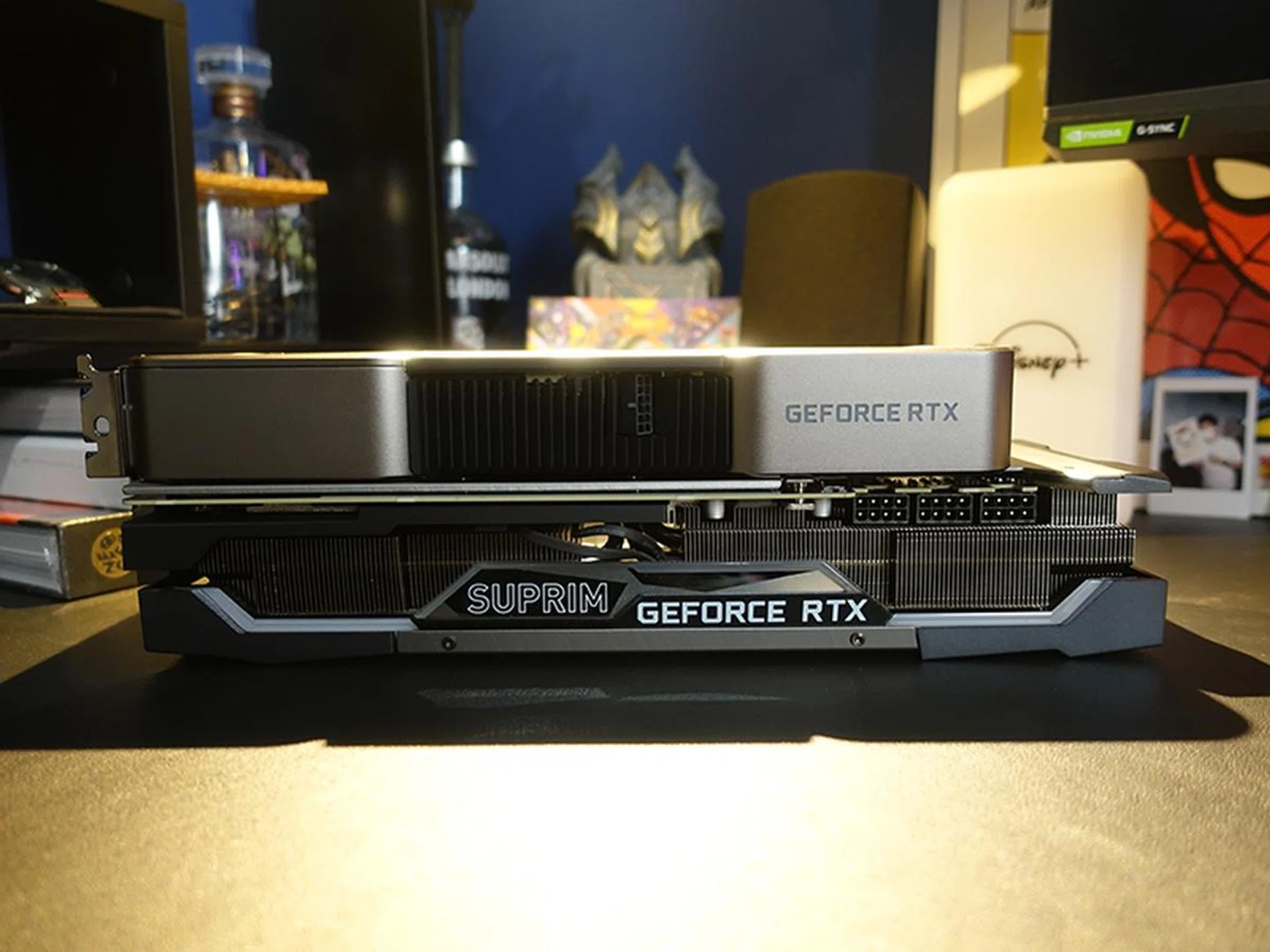 Note the chunkiness of the Suprim card.