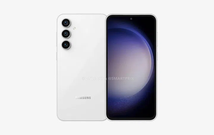 Leaked renders of the Samsung Galaxy S23 FE by Smartprix and OnLeaks.