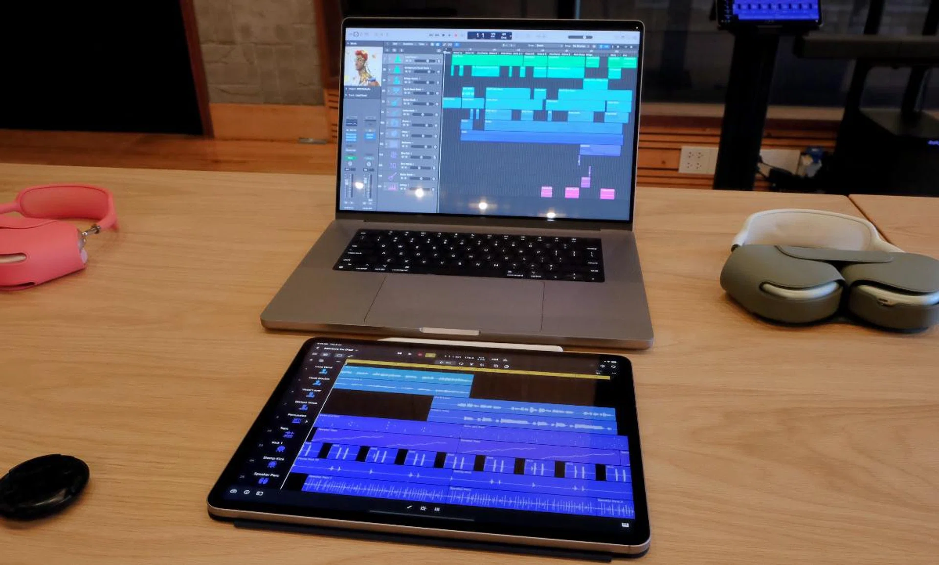 I got to experience Logic Pro whilst at the studio and how the Dolby Atmos renderer works.