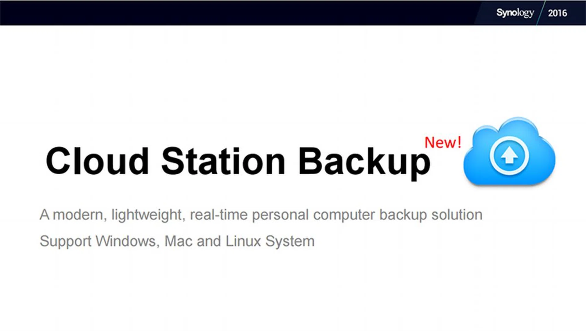Synology is actively bolstering its data protection credentials with Cloud Station Backup, a real-time PC backup solution. (Image Source: Synology)