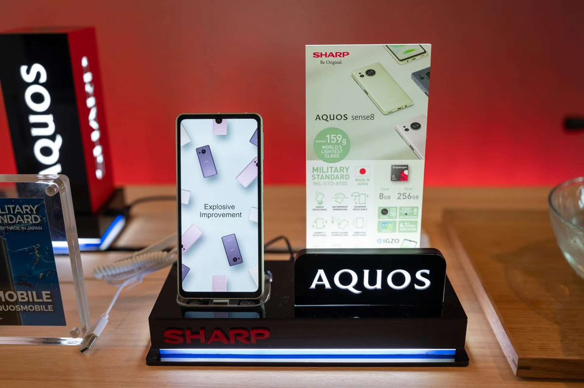 The Aquos Sense8 has an appeal as a durable mid-range phone that won't cost an arm and leg.