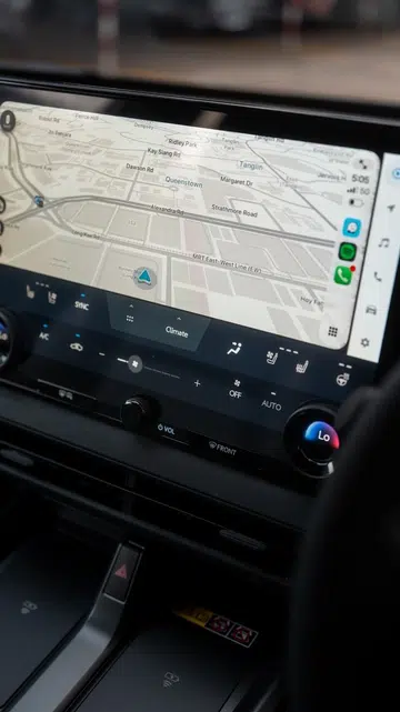 Toyota bZ4X Touring infotainment