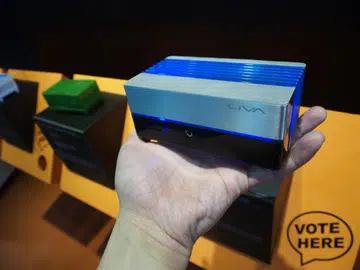 Intel Bay Trail-M processors open the doors for mini PCs such as the ECS LIVA that can run full desktop operating systems.