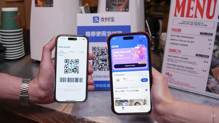 Just scan the QR code to pay.