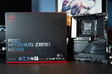 The Maximus Z890 Hero isn't ROG's flagship motherboard but is geared for mainstream users. PHOTO: HWZ