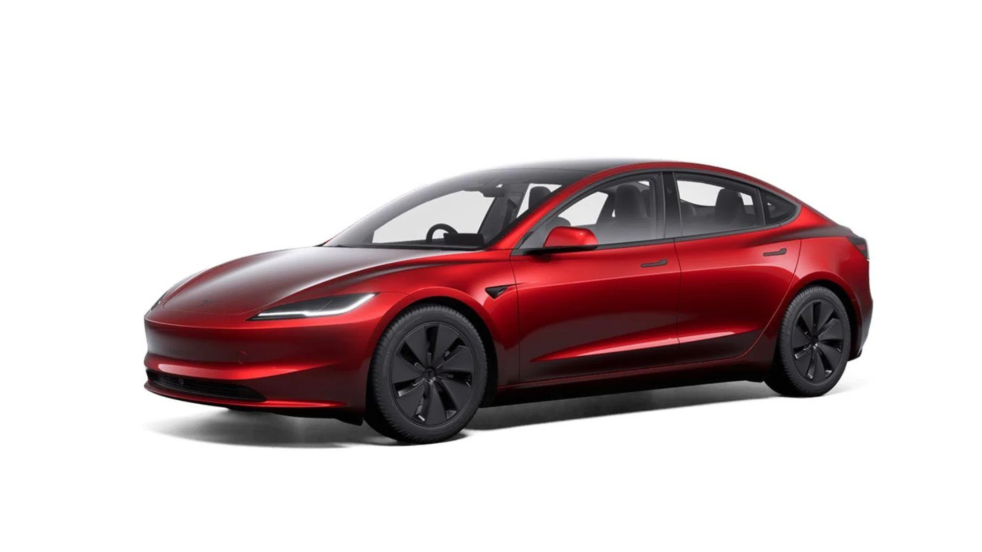 Tesla Model 3 Performance in Ultra Red