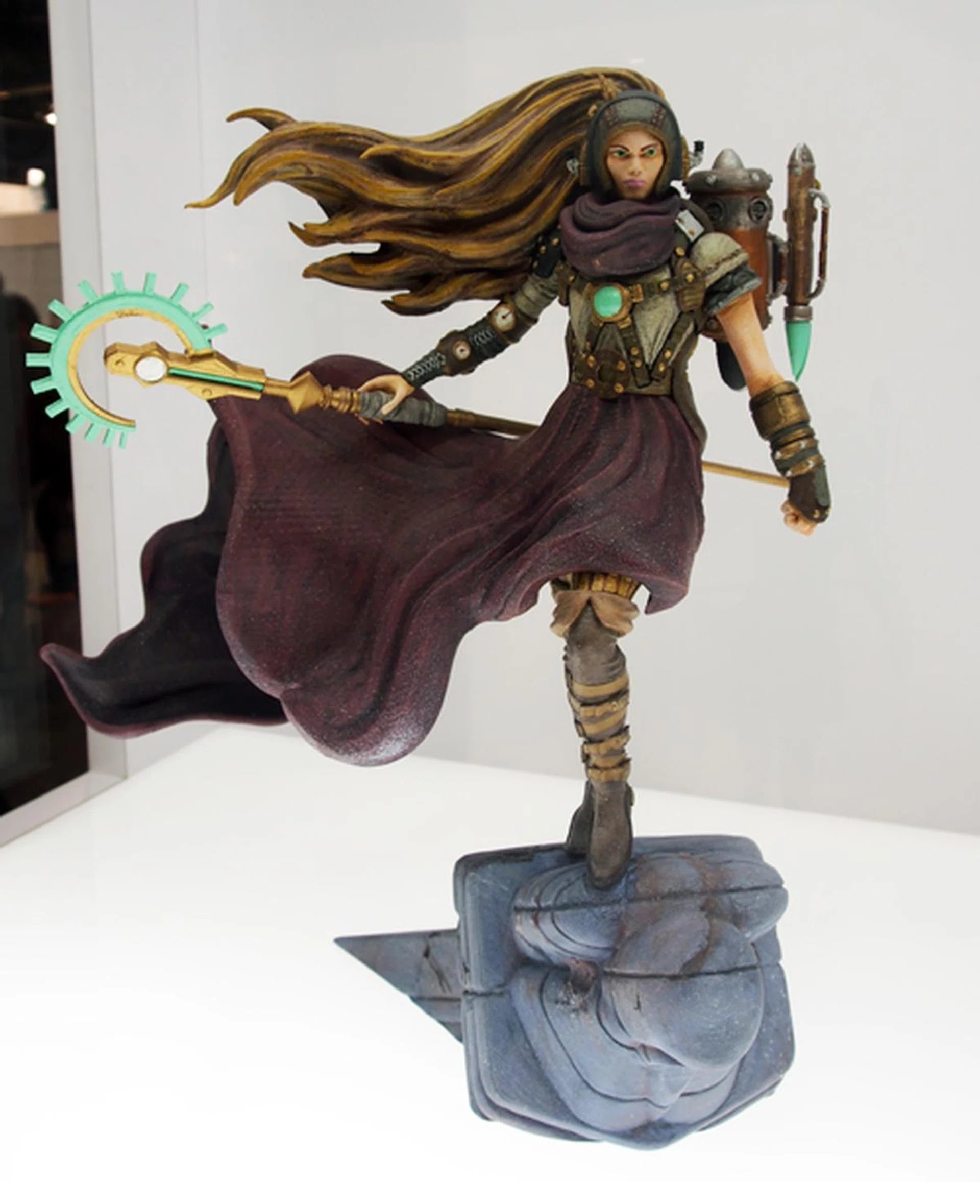 This figurine was made with a Makerbot 3D Printer and then painted!