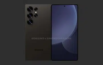 The new render of the Samsung Galaxy S25 Ultra. (Photo: @OnLeaks x @AndroidHeadline)