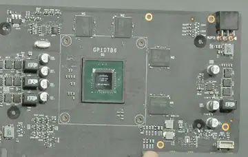The alleged GeForce GTX 1050 Ti. ((Image source: VideoCardZ)