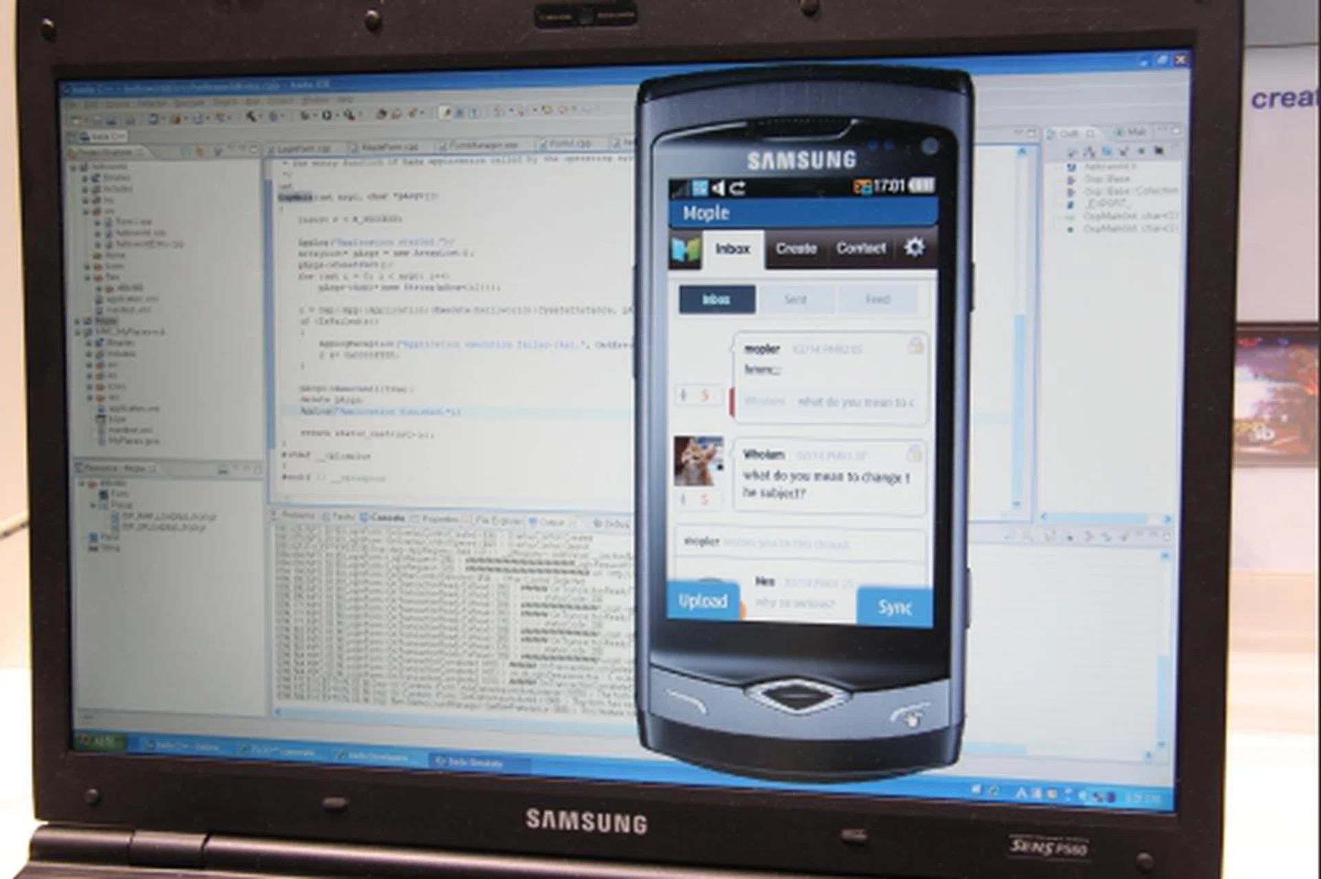 The Samsung bada IDE is based on Eclipse CDT, and the SDK consists of the UI design tool, GNU tool-chain, simulator and on-device testing environment. The IDE/SDK will be released to the public in March.