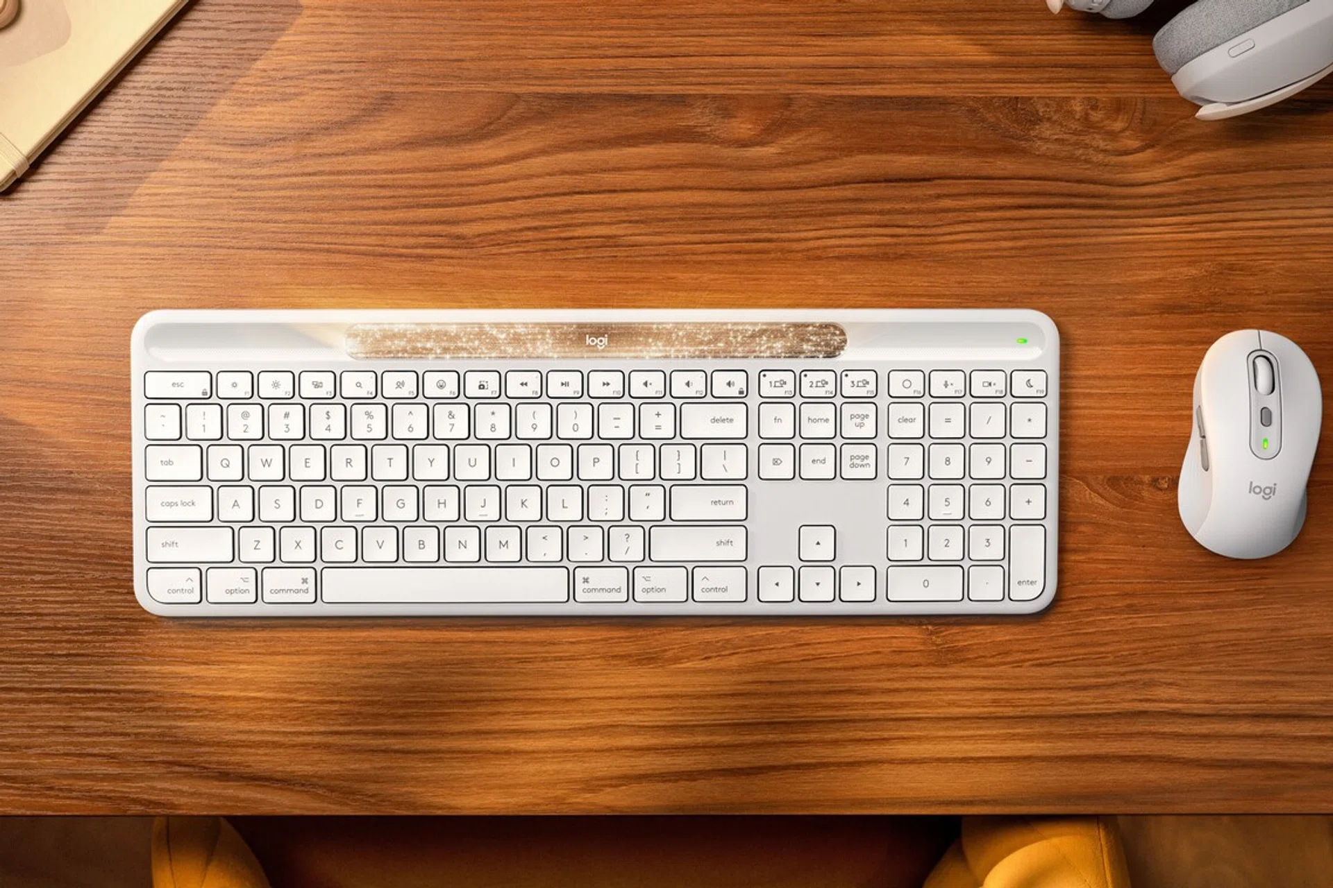 The newly launched Signature Slim Solar+ K980 keyboard by Logitech. 