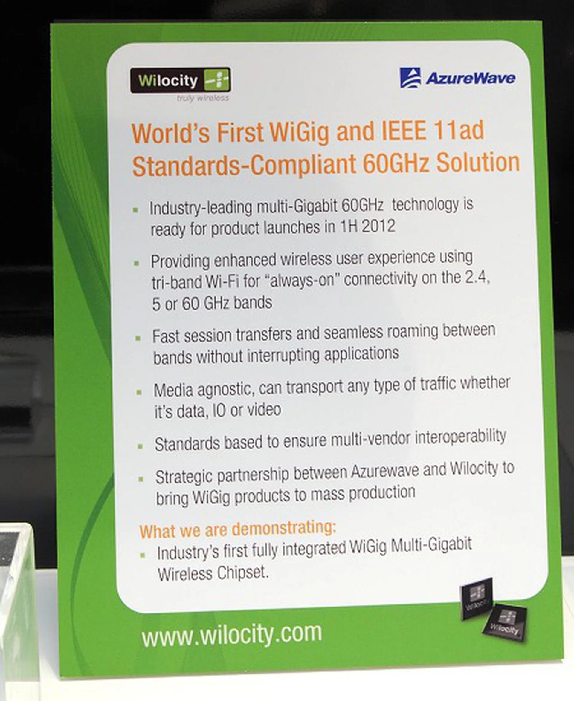 Here's more details on this WiGig device.